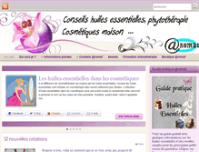Tablet Screenshot of conseils-huiles-essentielles.com